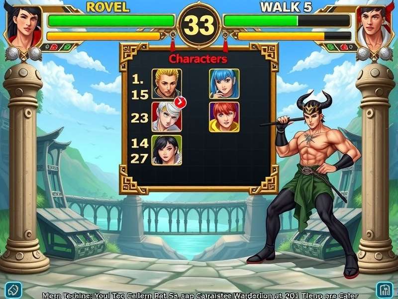 Fenugreek Fighter King character selection screen